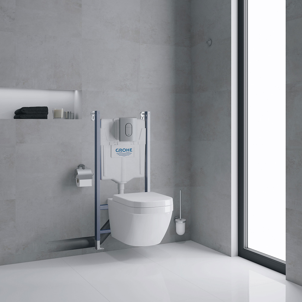Quiet Mark GROHE Rapid SLX installation system for wallhung toilets